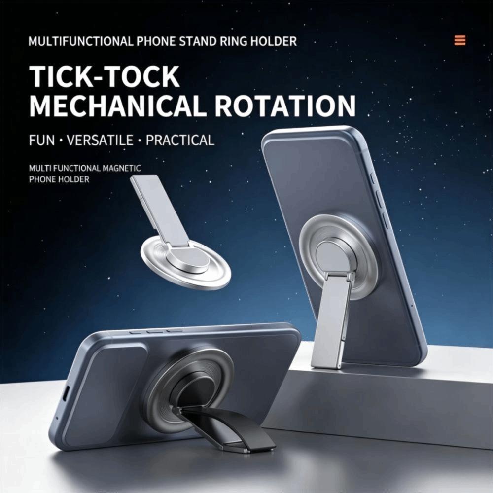 Magnetic Suction Magnetic Finger Ring Stand 360 Degree Rotation Mobile Phone Bracket Car Use