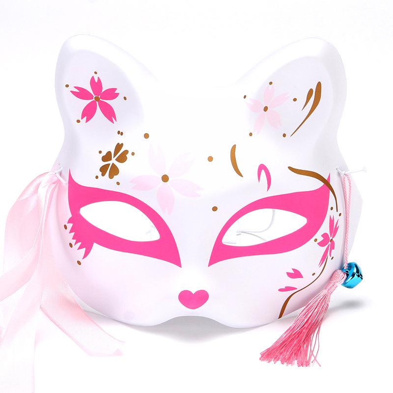 Children's Cute Fox Mask: Half-Cat Face Cosplay Costume for Fun and Safe Performances