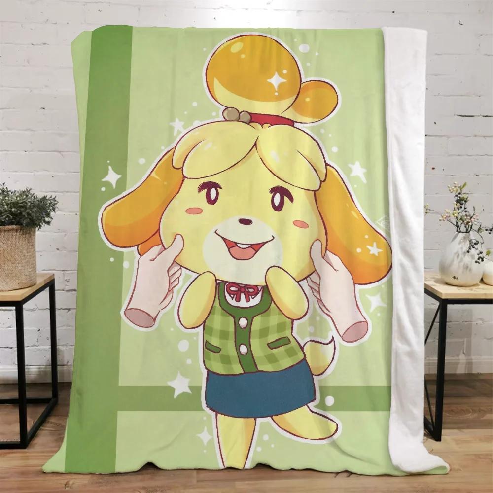 Animal Crossing Decorative Blanket Sofa Winter Custom Blankets Characters Luxury Bedding Home Interior Beach Towel Fluffy Plaid