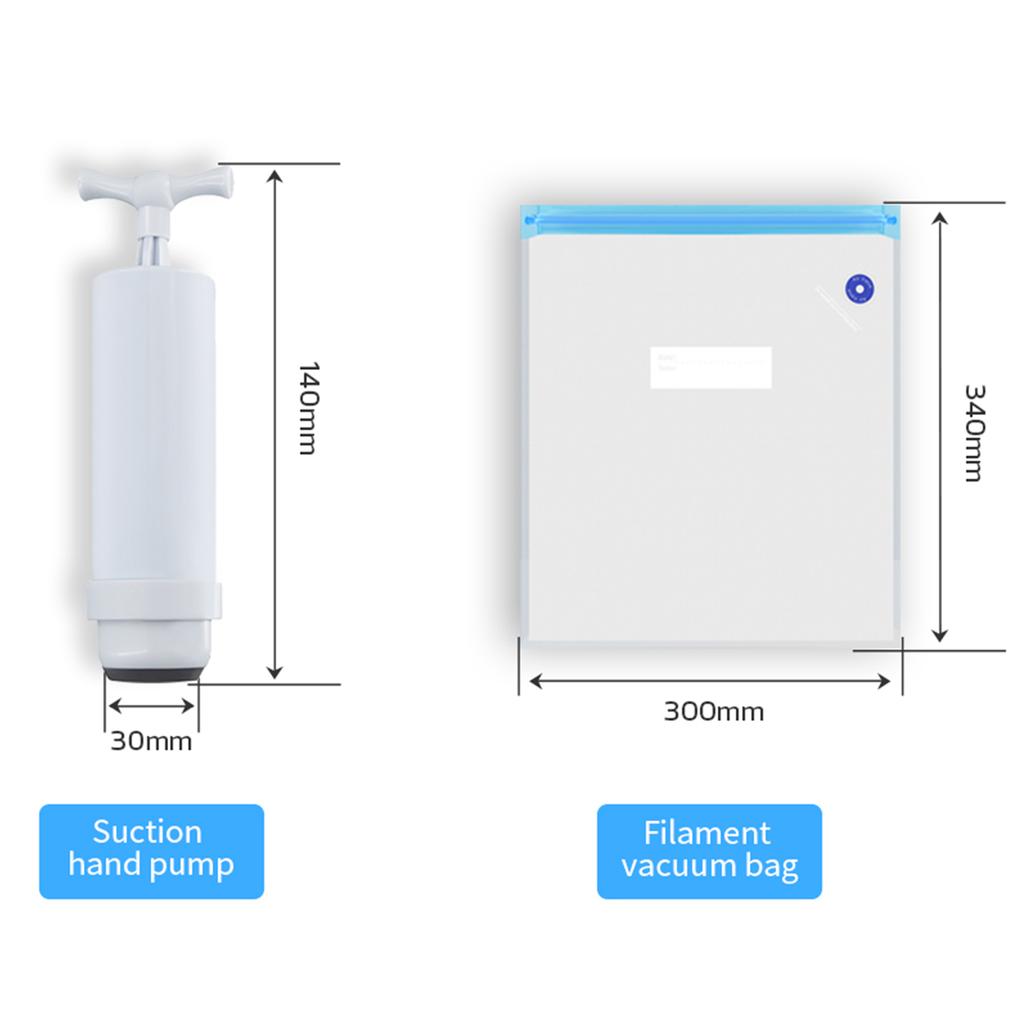 Компрессионный мешок для хранения нити 3D-принтера, вакуумные герметичные сухие мешки для PLA ABS, нейлона, дерева, ТПУ
