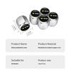 5pcs Car Wheel Tire Valve Protection Cap Theftproof Tyre Stem For Renault RS Clio Scenic Logan Megane Koleos Sandero Safrane AA20