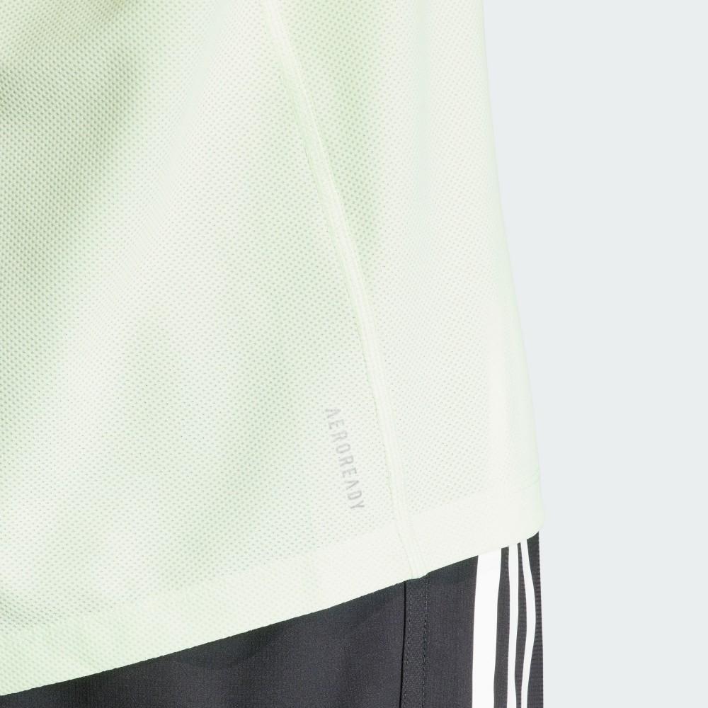 adidas Own The Run Майка Мужские топы светло-зеленые IN1530