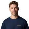 Columbia Cedar Trail Back Graphic Tee, Mens Navy T-shirt