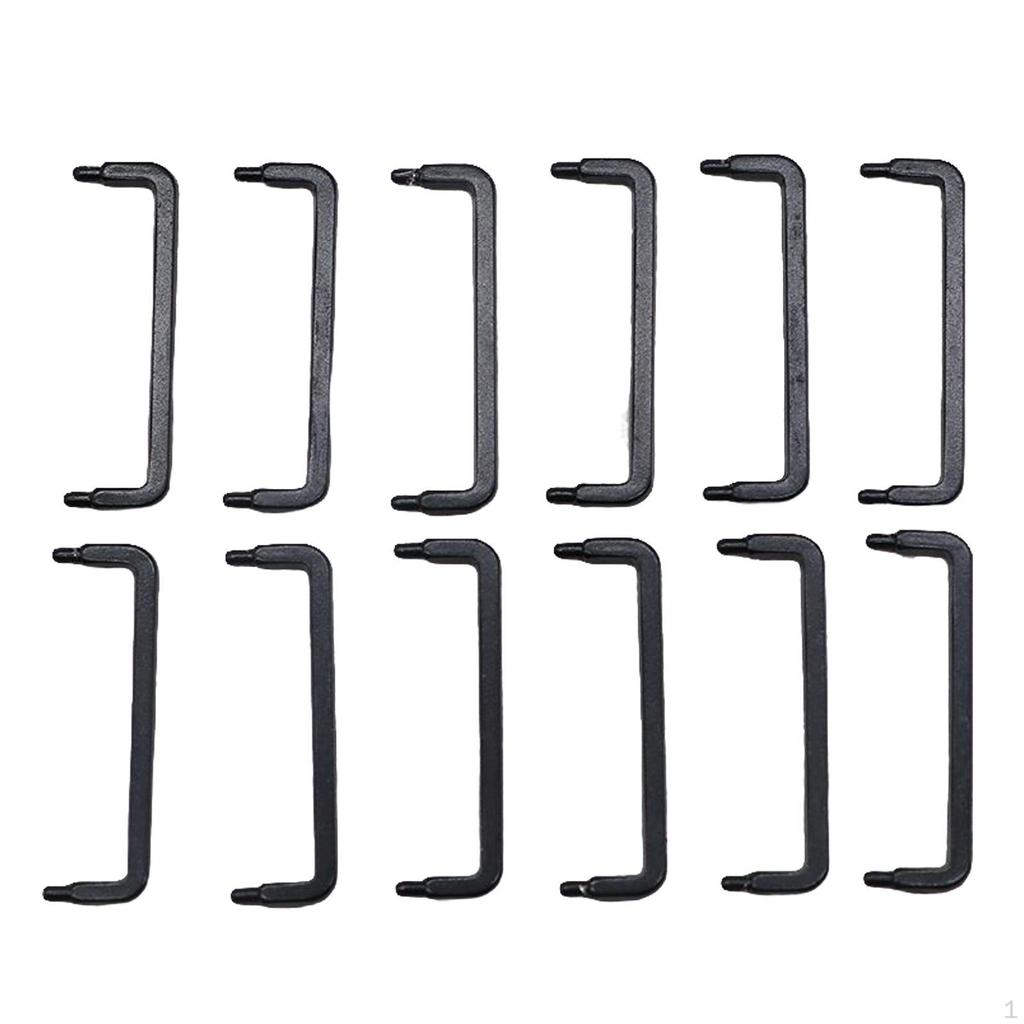 12 штук 1:12 Аксессуаров для дверных ручек Ручки для ящиков для микро-ландшафта