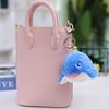 Soft Sea Animal Plush Keychain, 5 Pack Ocean Marine Stuffed Animals Keyring Decor, Dolphin Shark Orca Seal Beluga Gifts