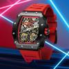 New Fashion Mechanical Watch Flywheel Hollow Automatic Mechanical Men's Waterproof Watch