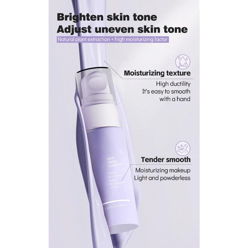 Clear and Isolated Plain Cream Two-in-One Makeup