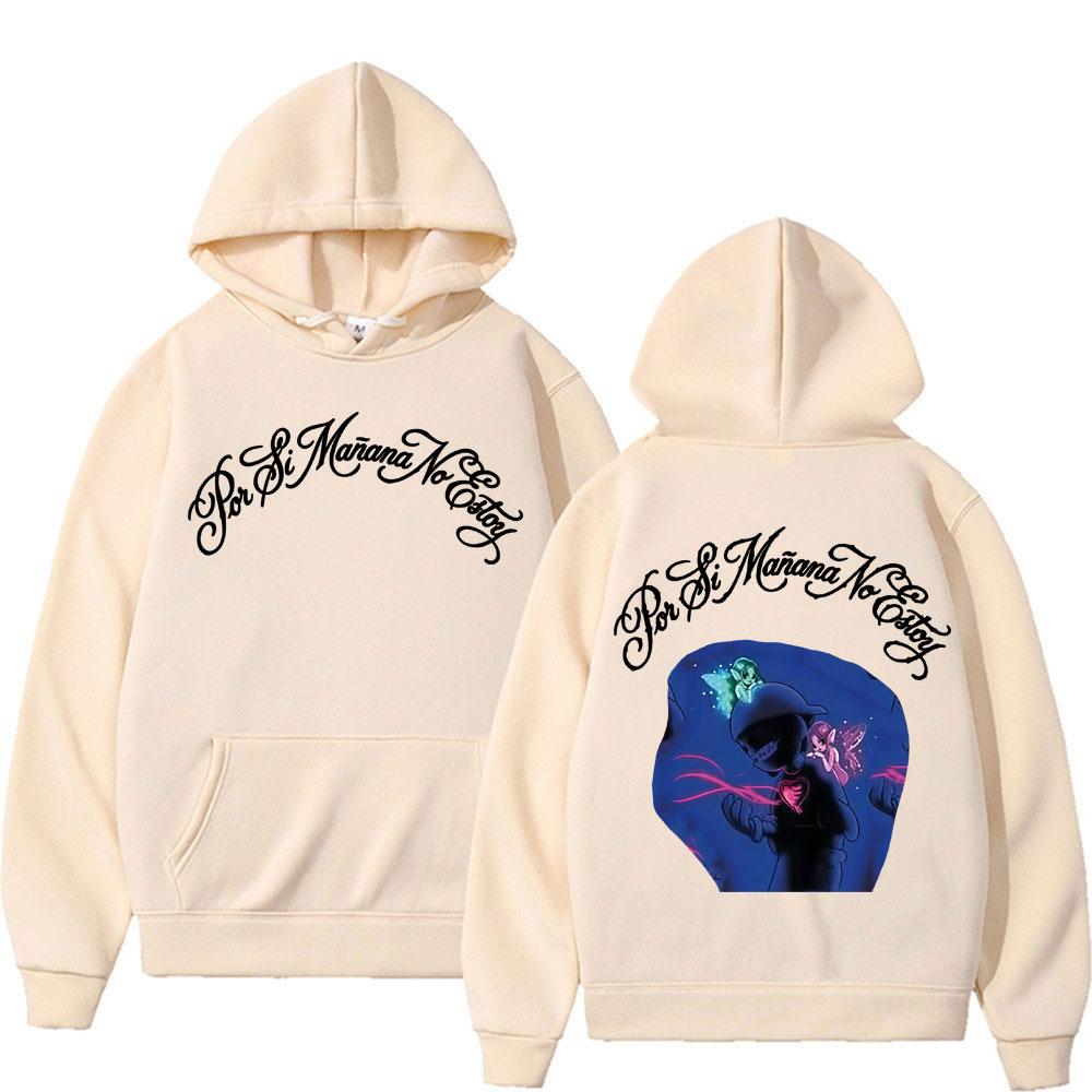 Omar Courtz Por Si Manana No Estoy 2026 Tour Hoodies Women Harajuku Hip Hop Style Sweatshirt Long Sleeve Pullovers