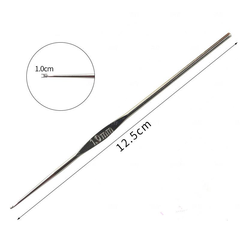 10 шт., крючки для вязания крючком, вязание крючком, спицы, набор вязальных спиц, комплект для вязания крючком