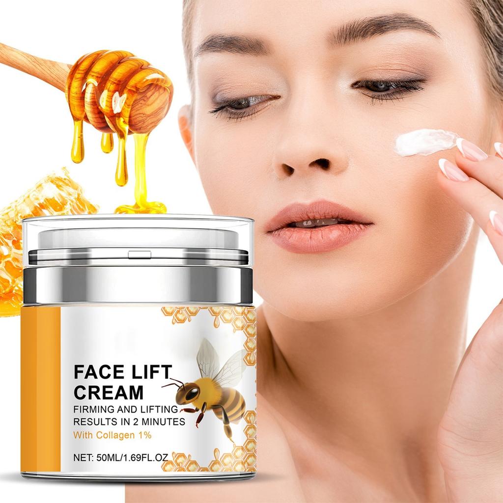 Крем Bee Lifting Cream быстро впитывается и не оставляет жирного блеска. Мгновенно тает и мгновенно проникает.
