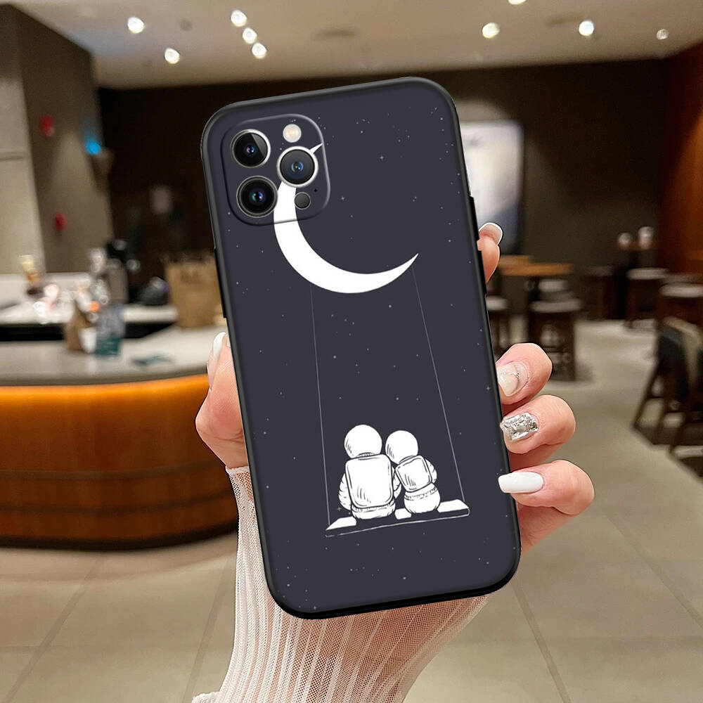 Astronaut Space Moon Phone Case for Xiaomi Poco C40 C51 C50 C55 C65 C71 C75 C85 F8 F7 F6 F5 F3 F2 X7 X6 X4 X3 M7 M6 M5 M4 M3 M2 Pro