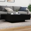 VidaXL Coffee Table Black 100x100x31 Cm Engineered Wood 836596