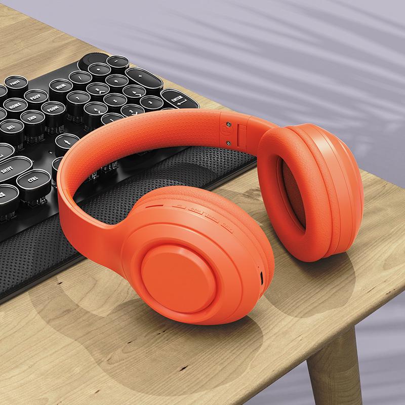 Wireless Over-Ear Bluetooth Headphones with Long Battery Life, Heavy Bass, and Call Functionality