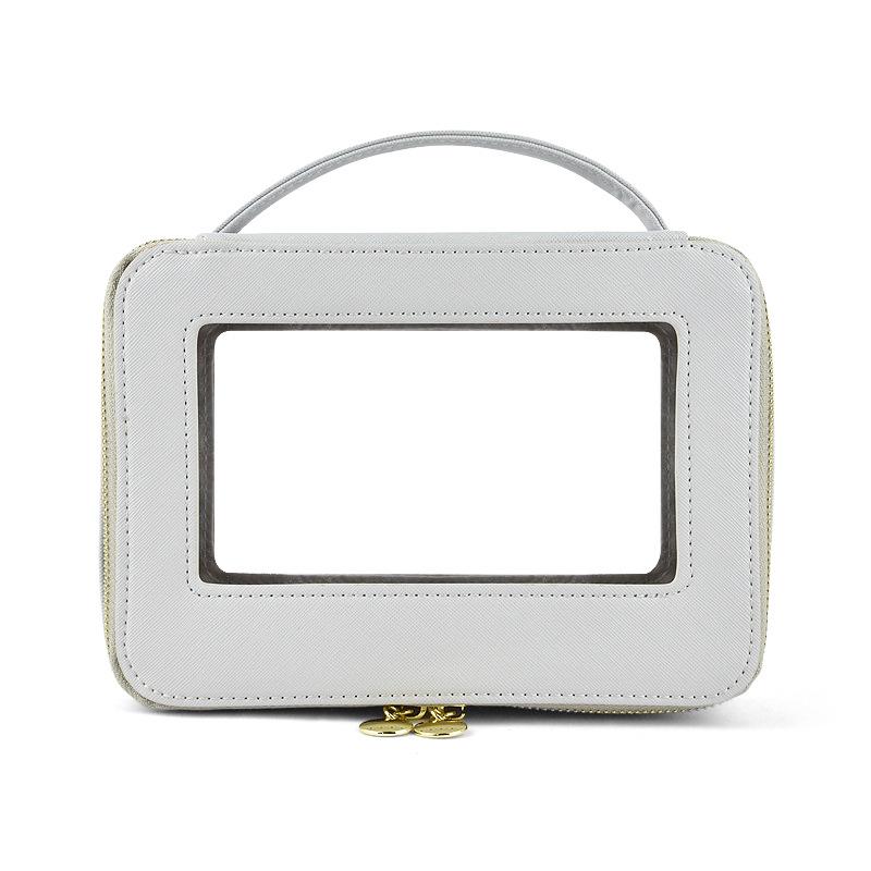 Роскошная прозрачная дорожная косметичка - высококачественный органайзер для косметики из ПВХ