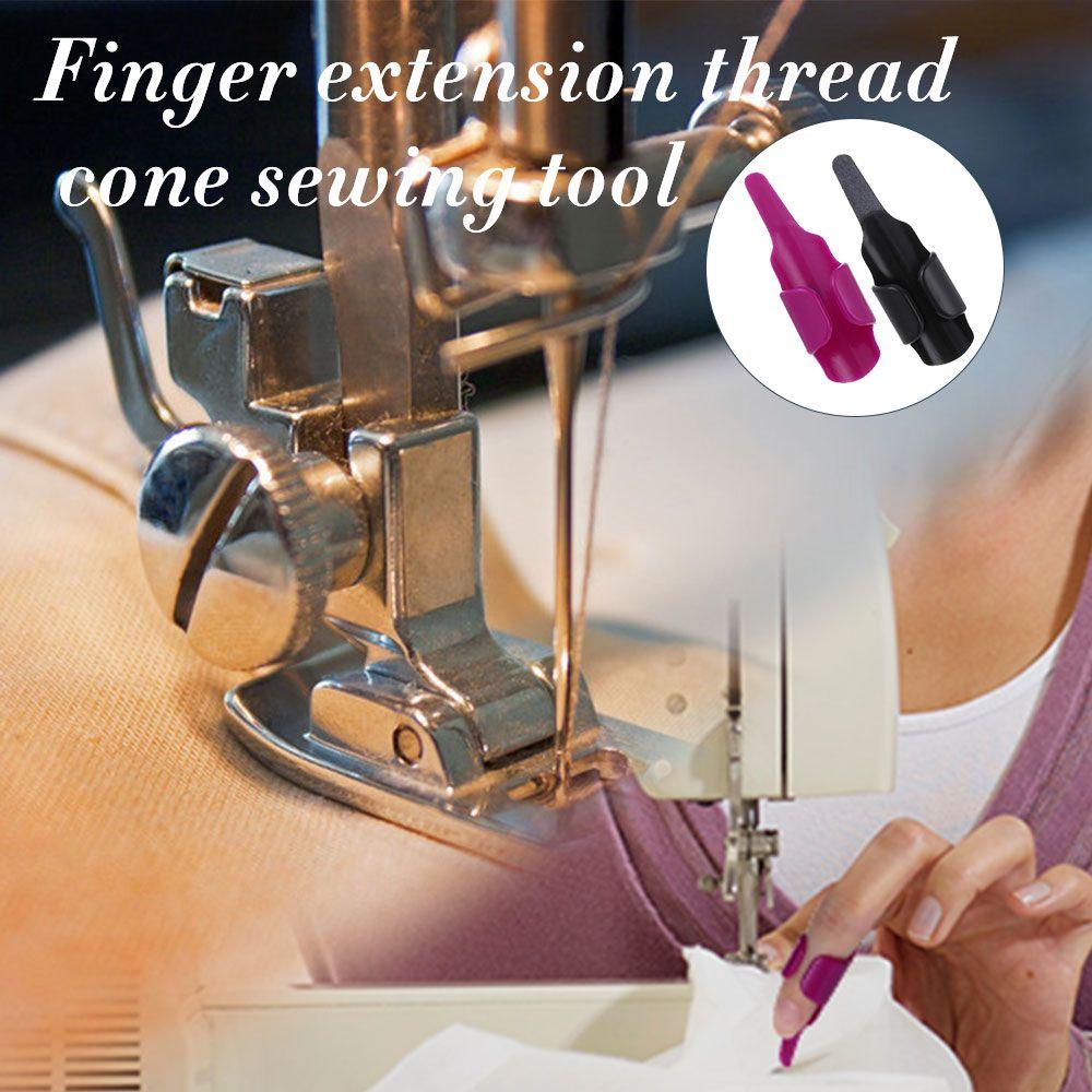 Effortless Open Design Finger Gloves Sewing Finger Pusher Cross Stitch Tools Sewing Accessories