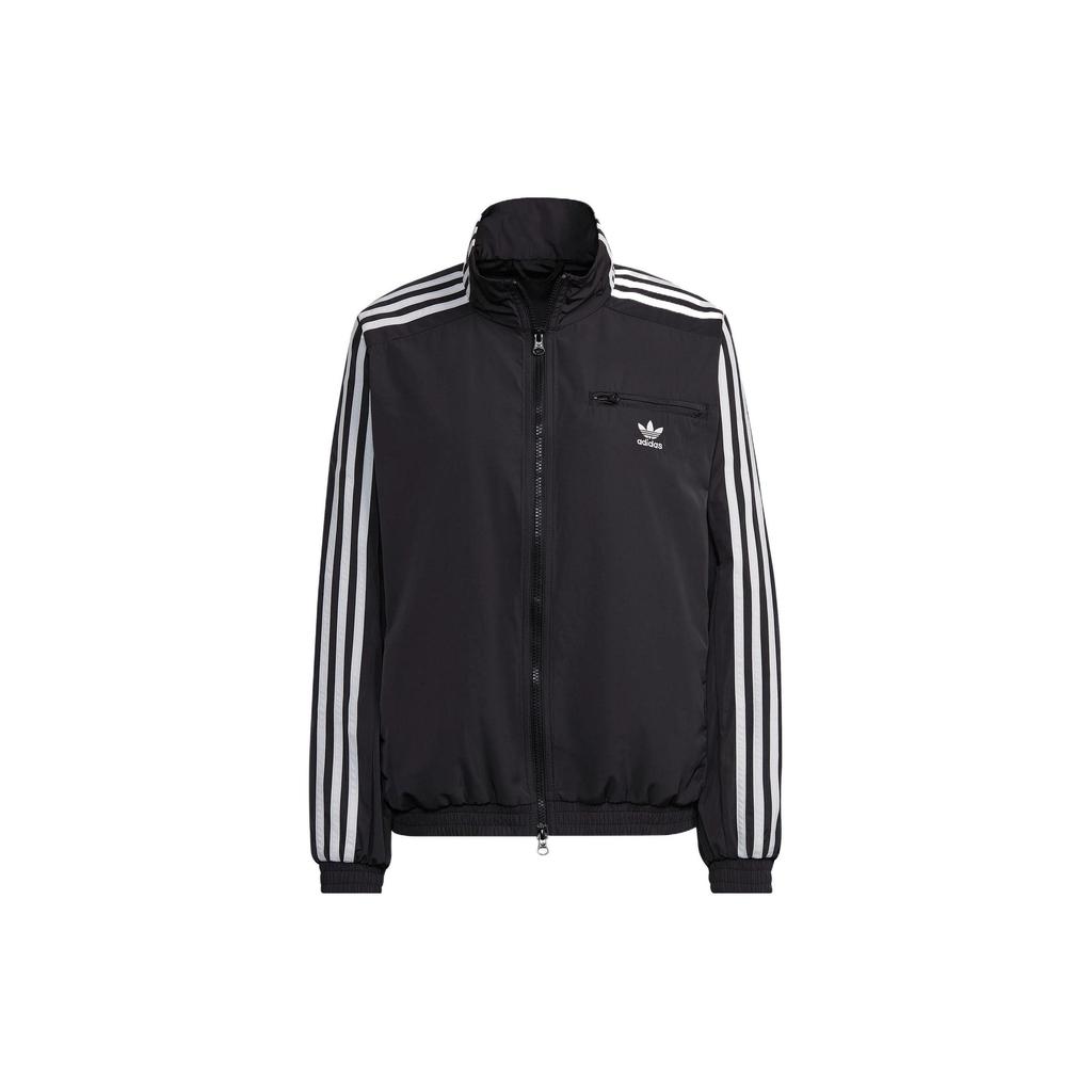 adidas Оригиналы Adicolor Classics Спортивная куртка Черный Белый HM2152
