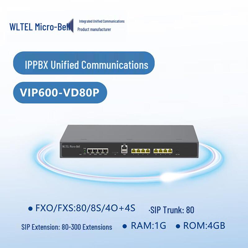 Weiling VD80 IP Telephone Exchange System (CN version)