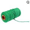 1 Roll Sewing Threads Cotton Rope 100Mx2mm Colored String Braided Woven Crafts Macrame Cord