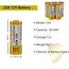 A23 23A 12V Alkaline Battery 23GA A23S E23A EL12 MN21 V23GA GP23A MS21 LRV08 For Doorbell Remote Control Electric Toy Carded