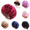Women Flat For Sleeping Round Headwear Satin Hair Cap Haircare Ceremony Adjustable Night Hat
