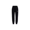 Solid Patch Logo Print Knitted Fleece-Lined Joggers Men Bottoms Black 152247317-4