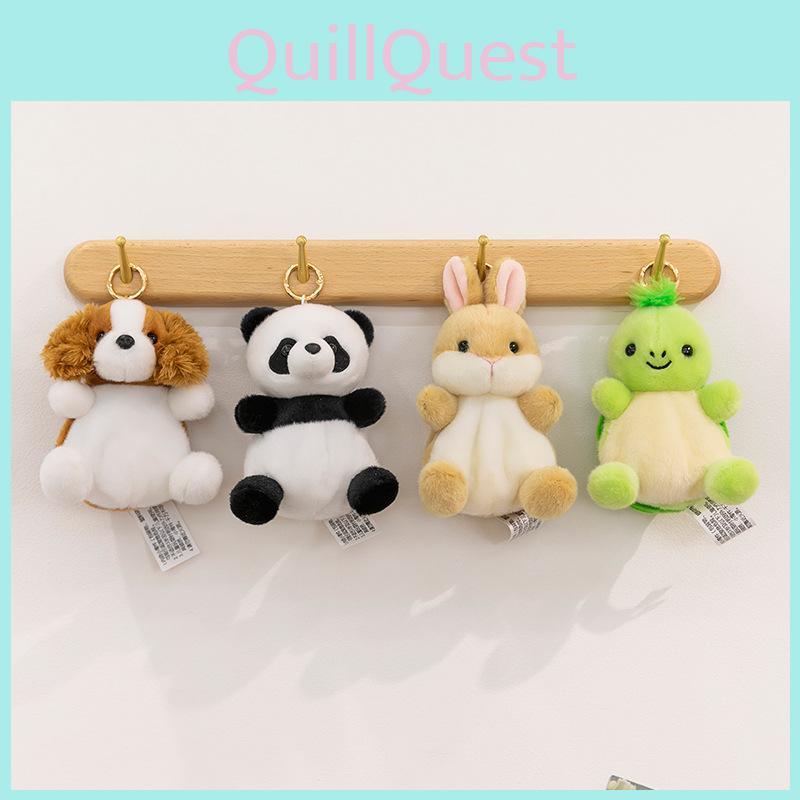 Dog Scented Plush Keychain With Pp Cotton Filling For Car Decor And Gift For Friends