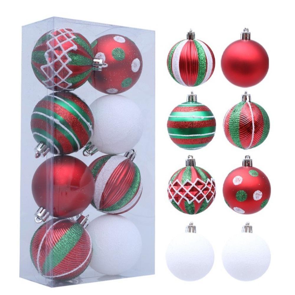 Гальванизированный Рождественский Подвесной Шар Небьющийся Украшение для Рождественской Елки Фотореквизит
