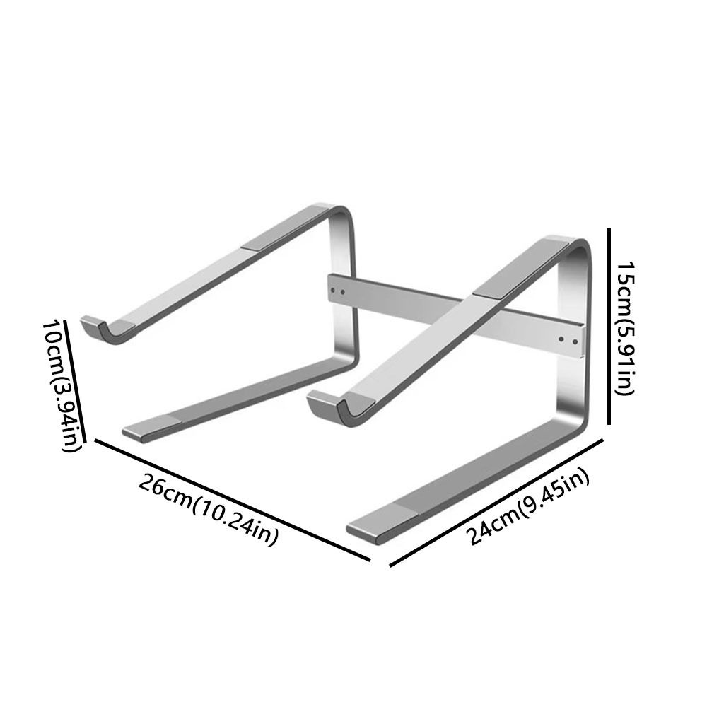 Iron Laptop Stand Ventilated Laptop Holder Universal Computer Stand  Space Saving