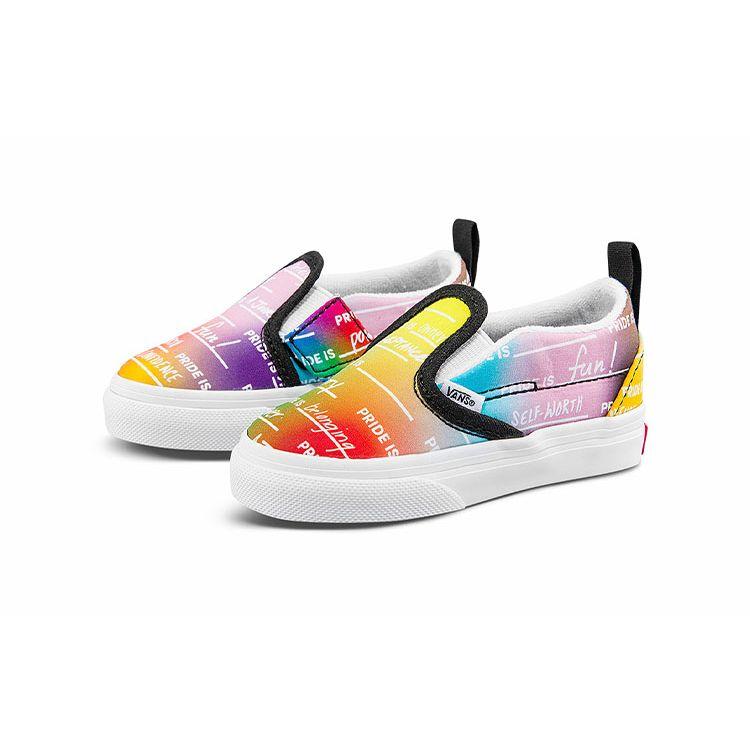 Vans Slip-On Series Comfortable Low-Top Walking Shoes Baby Sneakers Colorful VN000UBSASA