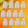 Empty Paint Cans With Lids Paint Unlined Storage Containers Empty Metal Multipurpose 0.5L Cans With For Arts And Crafts Projects