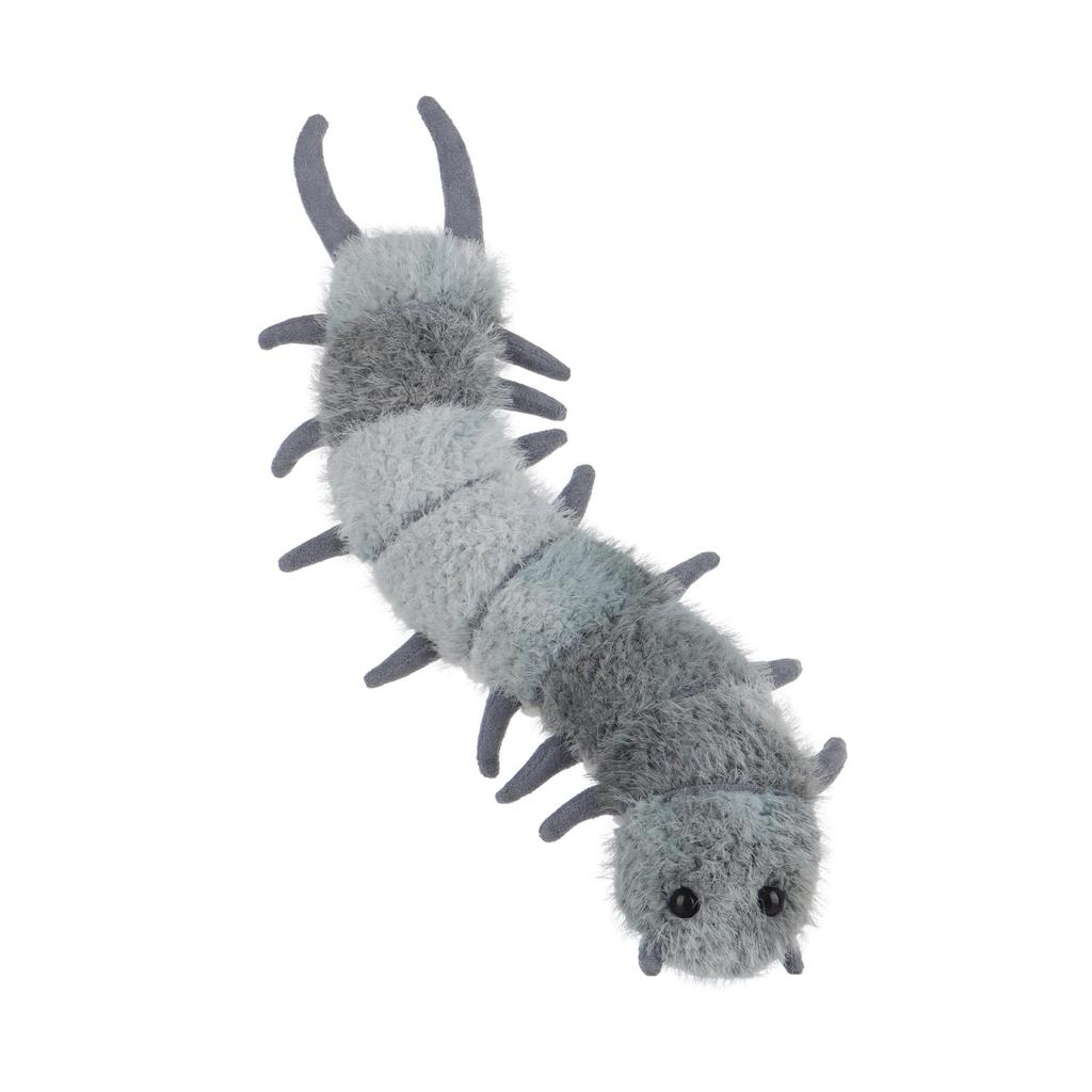 Apricot Lamb Blue Evil Centipede Plush Toy for Kids, Soft and Cute Fluffy Blue Evil Centipede for Girls and Boys, 35cm