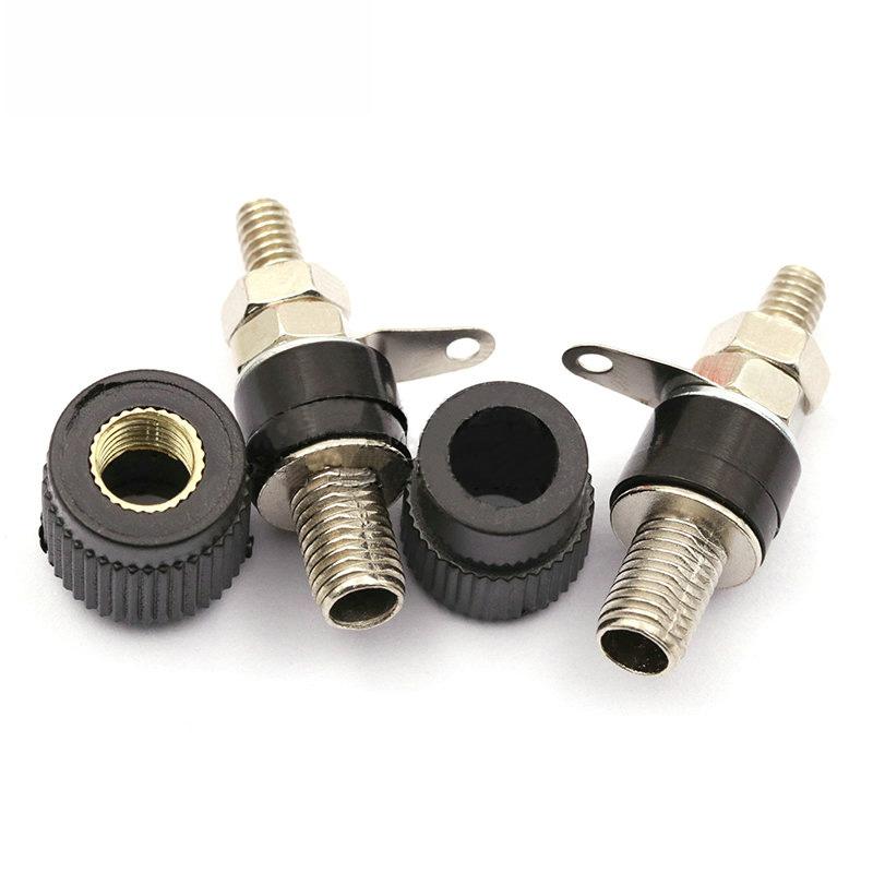 4 мм красная и черная розетка типа «банан», профессиональная переплетная клемма, разъем для усилителя, никелированный разъем