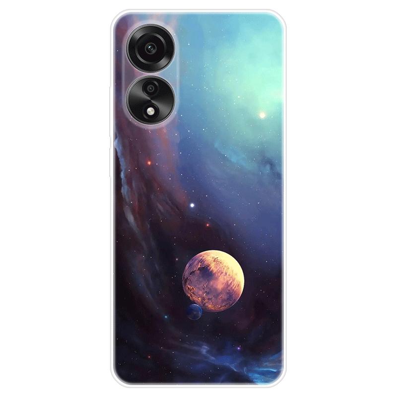 Для OPPO A58 A 58 4G чехол Мягкая силиконовая задняя крышка Мультяшный чехол для телефона Разнообразие