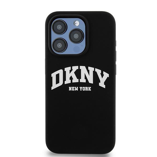 Dkny Dkhmp14Lsnyach Iphone 14 Pro6.1 Czarny/Black Hardcase Liquid Silicone White Printed Logo Magsafe