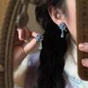 Изысканные серьги-ципао с цветочным узором в этническом стиле