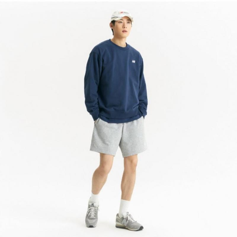 New Balance Men S 4.5 Length Knit ShortS eqS nbnve2S011 15