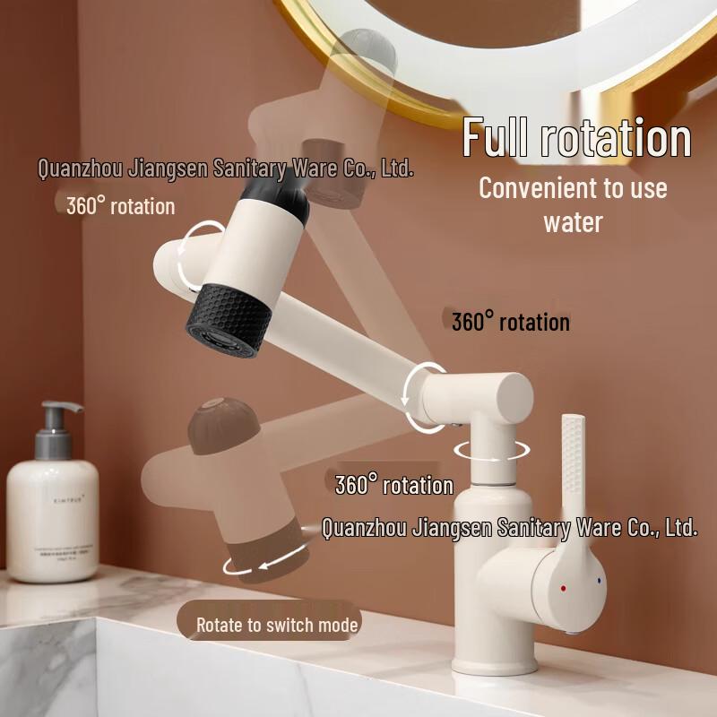 TLXT Lucky Cat Robotic Arm Kitchen Faucet