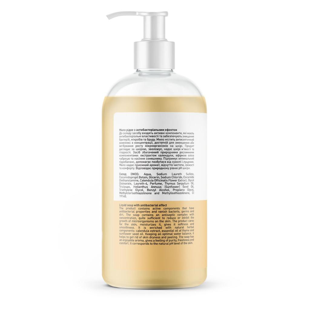 Liquid Soap with Antibacterial Effect Calendula-Thyme Touch Protect 500 Ml