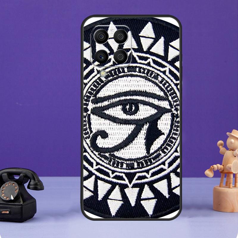 Чехол Eye of Horus Egypt для Samsung Galaxy M12 M32 M52 M55 M13 M33 M53 M14 M34 M54 M20 M30s M31s M51 M31 M21