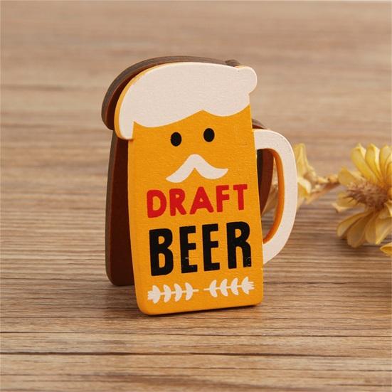 Декоративный держатель для карточек Прочный захват Дерево Все сочетается Вертикальный зажим для заметок