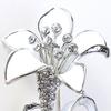 Vintage Flower Shape Brooch Pin Women Shining Rhinestone Decor Brooch Pin Elegant Scarf Clip Wedding Jewelry Accessories