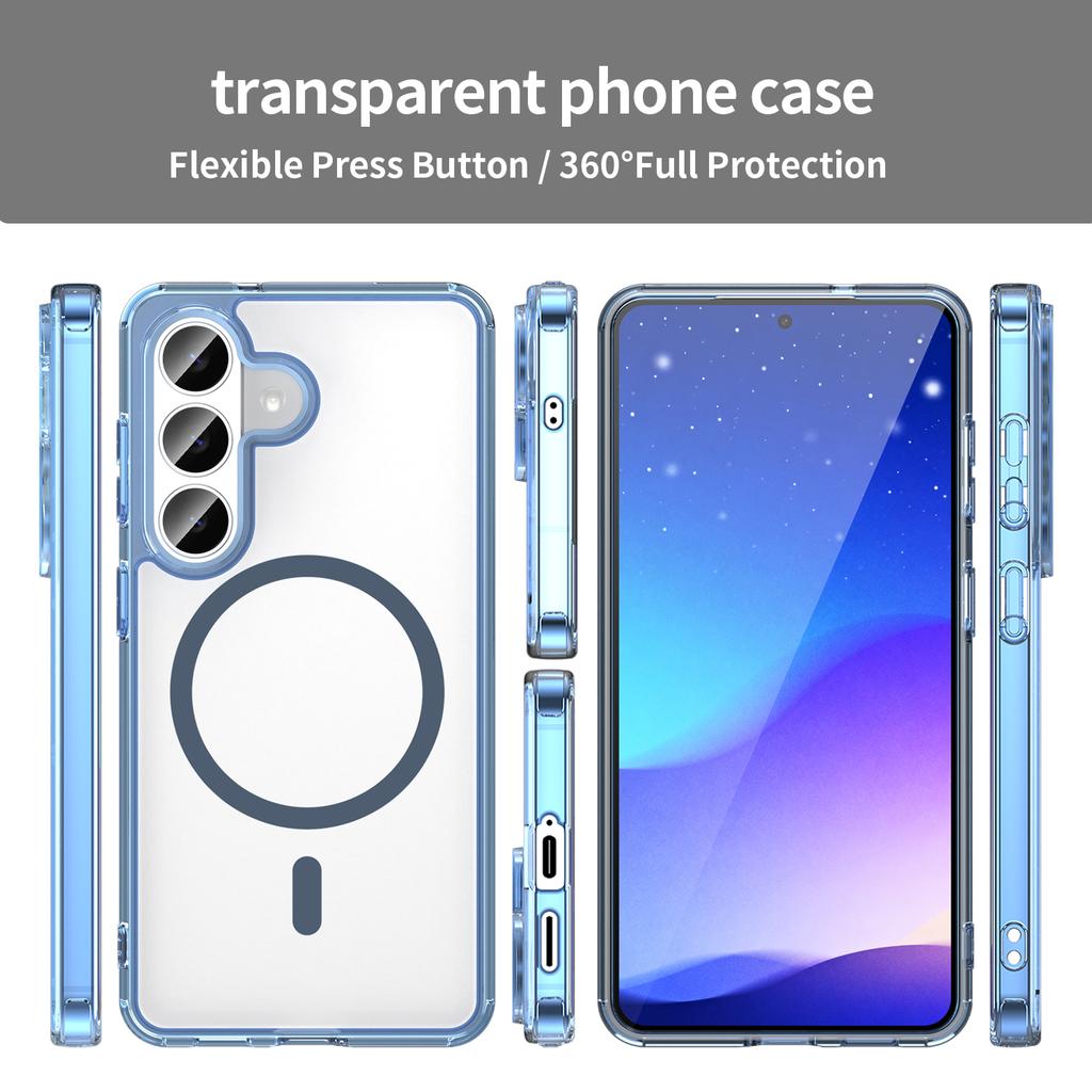 Прозрачный чехол для телефона Samsung Galaxy S26, Нежелтеющий магнитный чехол для телефона Samsung Galaxy S26