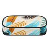 Pencil Bag Lightweight Scratch Resistant Polyester Smooth Zipper with Main Compartment Mesh Pocket and Pen Slots for Boys Girls