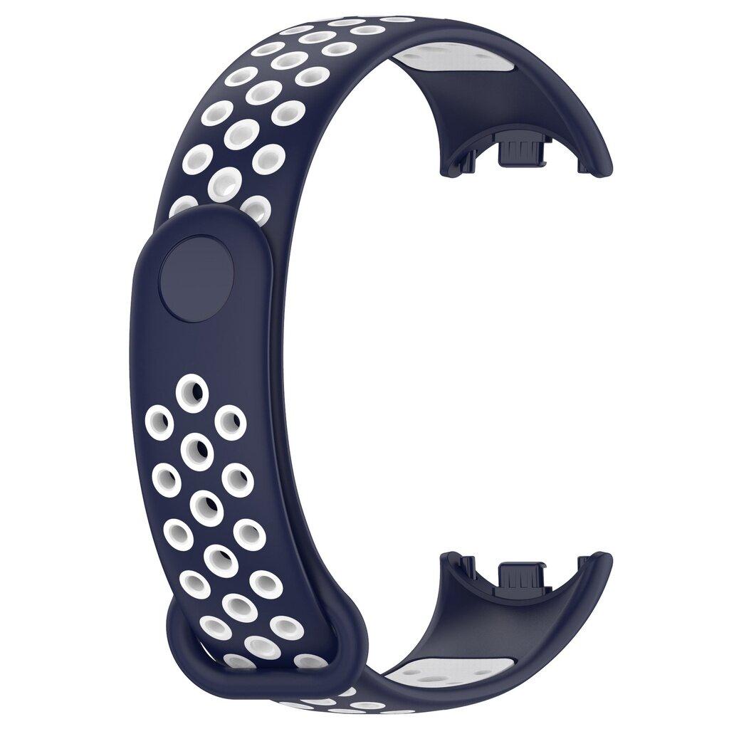 Силиконовый дышащий ремешок для Mi Band8 Ремешок для Xiaomi Smart Band 8 Аксессуары для браслетов