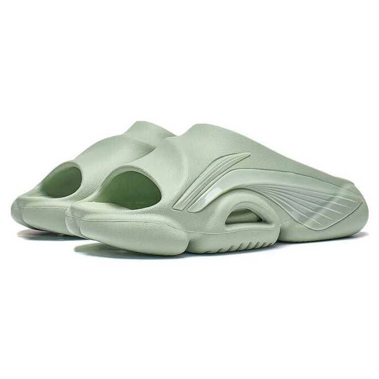 Li Ning Badfive Slide легкие удобные бесшумные износостойкие тапочки женская обувь водно-зеленый ABTT006-3
