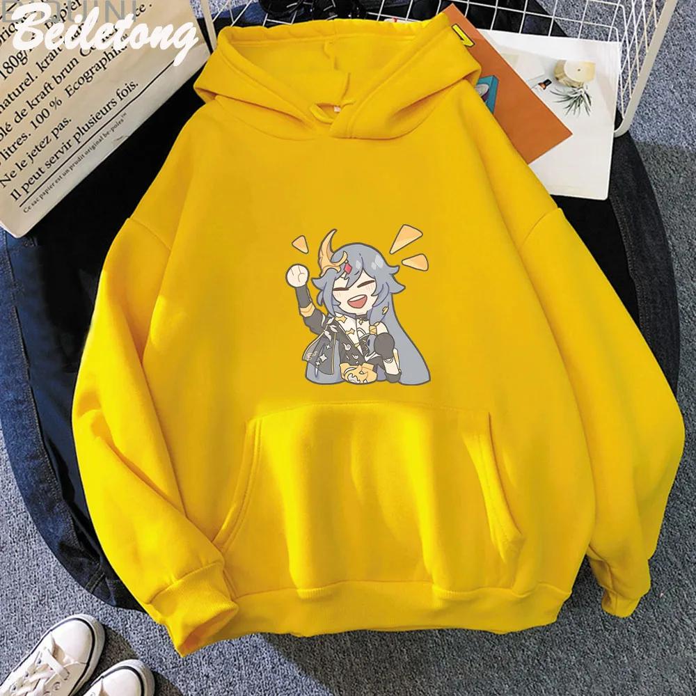 Honkai Impact 3rd Anime Hoodies Kawaii Cartoon Sweatshirts Cute Manga Woman Man Long Sleeve Sweatshirts Pullovers