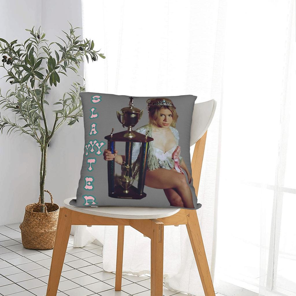 Worst Girl In America Album Pillow Cover Kawaii Pillow Case For Couch Sofa Bedroom Soft Cushion Cover Gift Idea