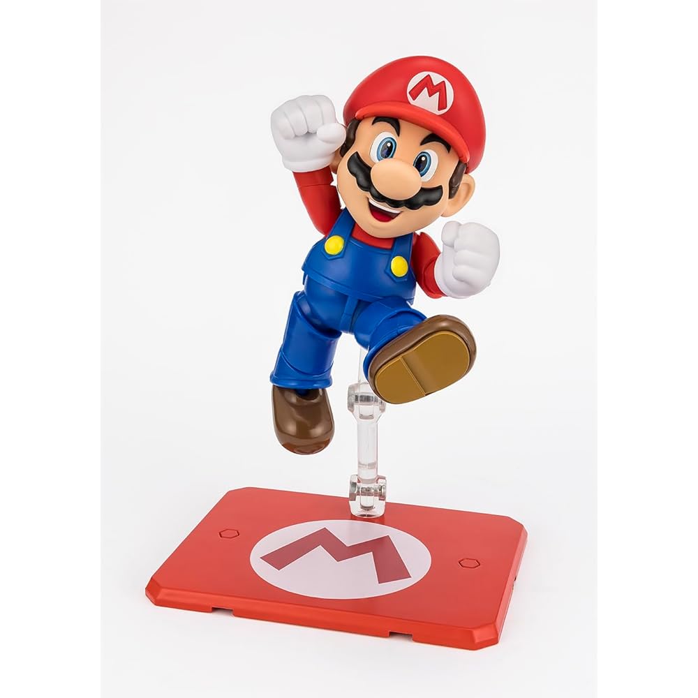 НАРОДЫ ТАМАШИИ SH. Фигурка Super Mario от Figuarts 100 мм АБС ПВХ Окрашенная Подвижная Коллекционная