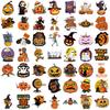 13 Models of 50 Halloween Holiday Decoration Graffiti Stickers Suitcase Computer Waterproof No Glue Stickers DIY