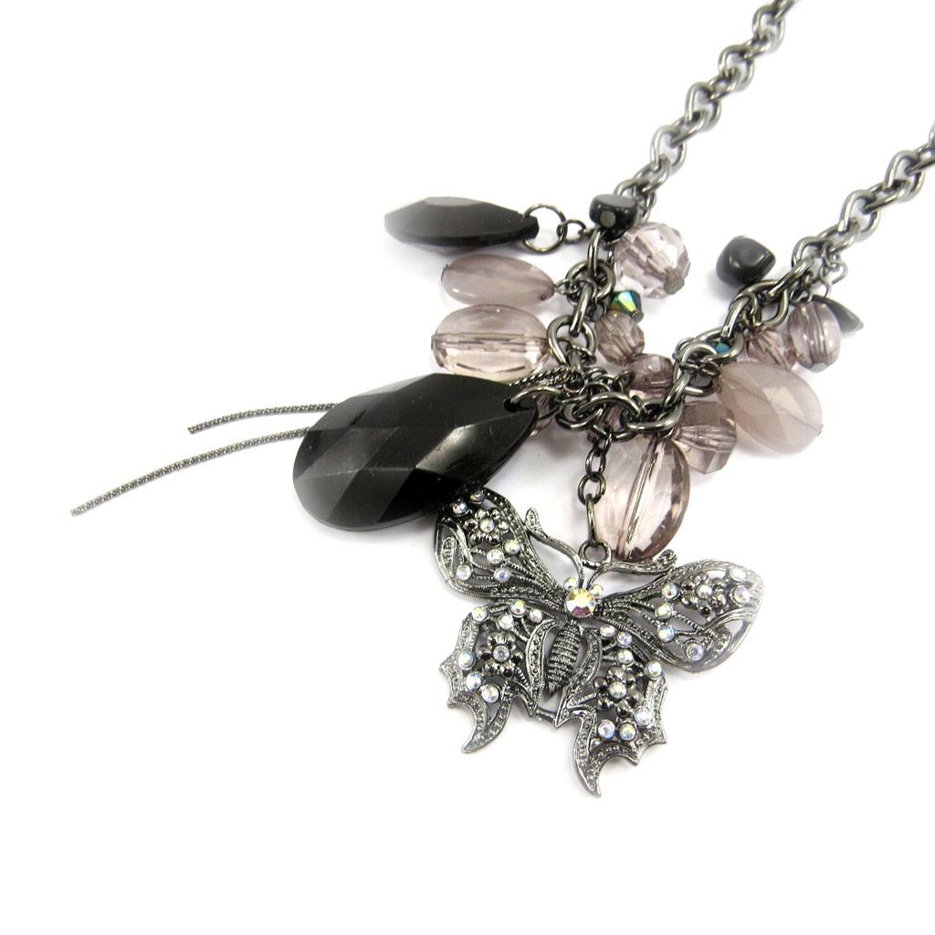 Les Trésors De Lily [E4364] - Колье «Кармен» Черно-Серый